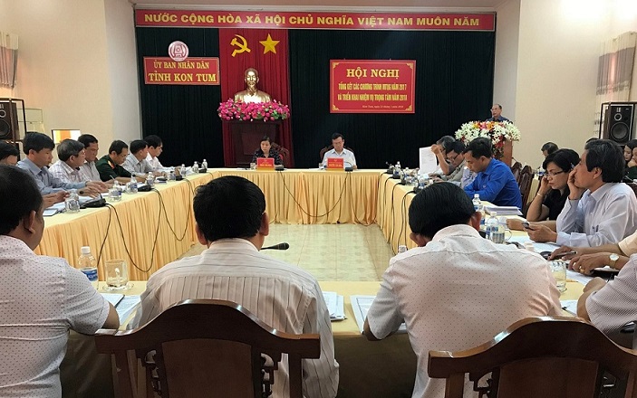 Họp tổng kết tình hình thực hiện các Chương trình MTQG năm 2017 tỉnh Kon Tum